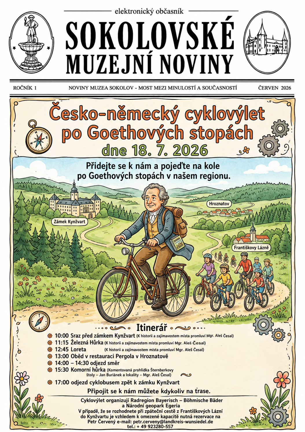 Cyklovýlet po Goethových stopách
